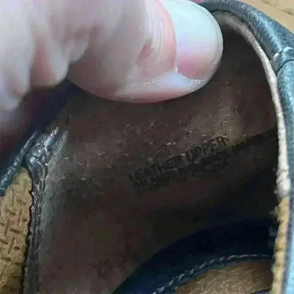 b.ø.c. Women's Mary Jane Black Leather Slip-On Flats Size 9.5M - Picture 8 of 9